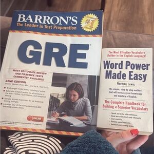 Barron’s GRE Handbook and English Vocabulary Reference Book